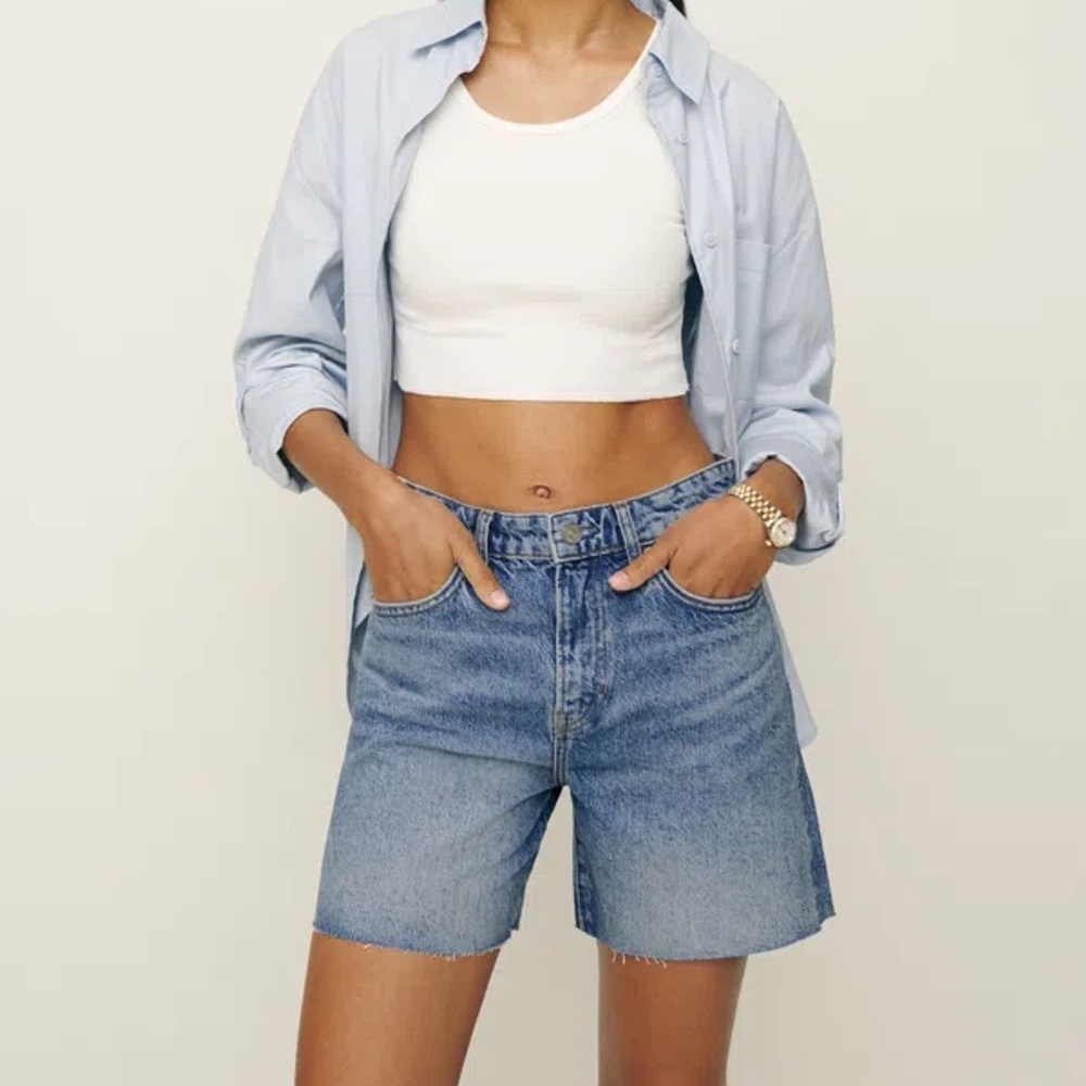 Raye Relaxed Mid Rise Jean Shorts
